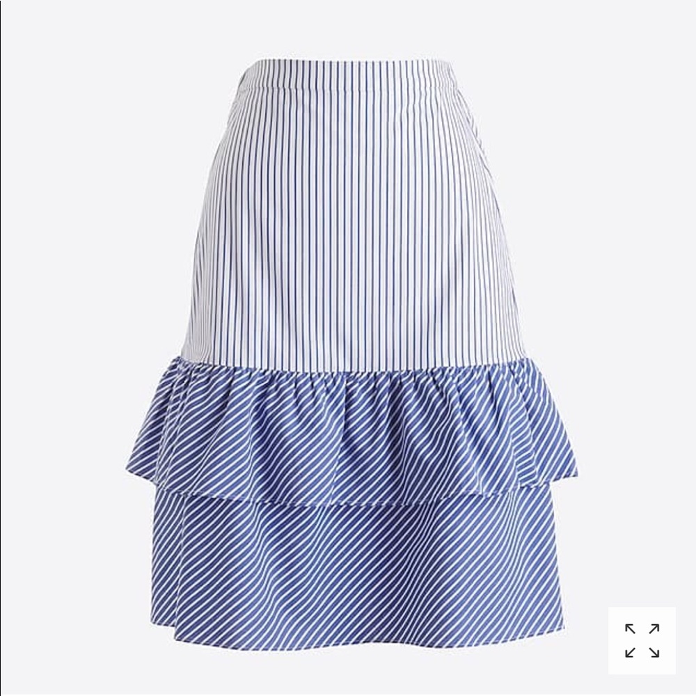 J.Crew |  stripe tiered skirt